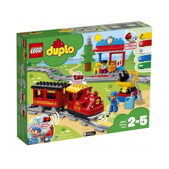 Lego duplo - gőzmozdonyos vonat készlet