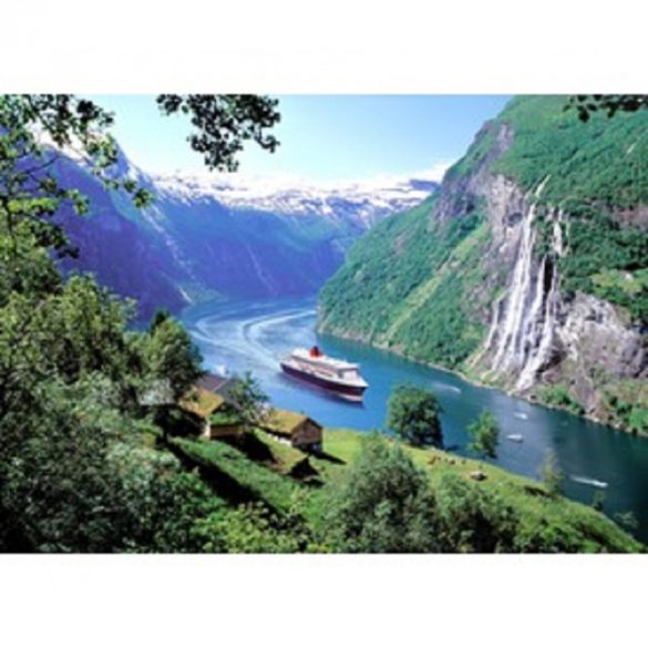 Puzzle 1 000 db - Norvég fjordok