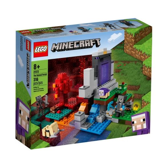 Lego Minecraft - A romos portál - 21172