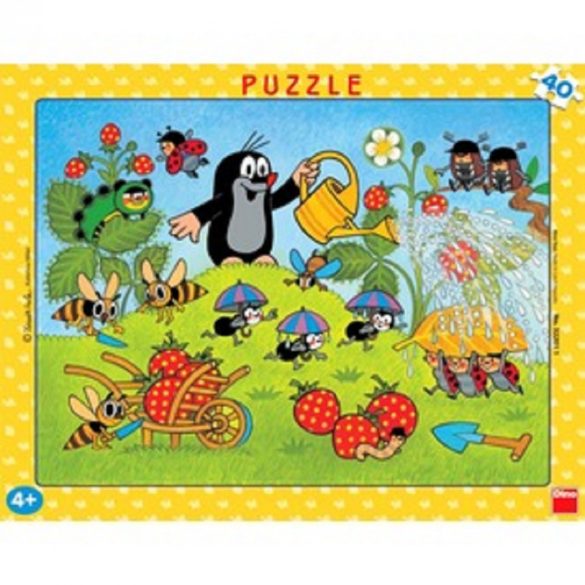 Kisvakond szamócázik 40 darabos puzzle