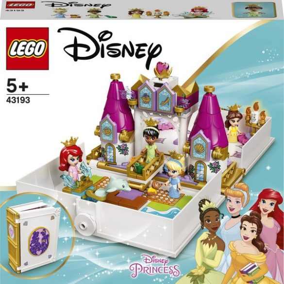 Lego  Disney Princess - Ariel, Belle, Hamupipőke és Tiana mesebeli kalandja - 43193
