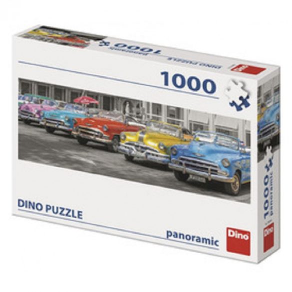 Puzzle 1000 db panoráma - autótalálkozó