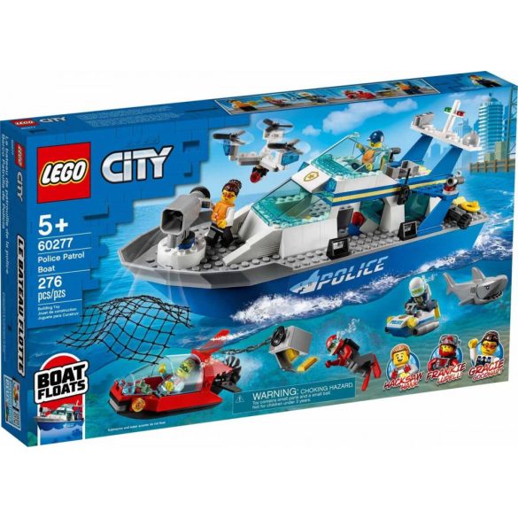 Lego City Police - Rendőrségi járőrcsónak 60277