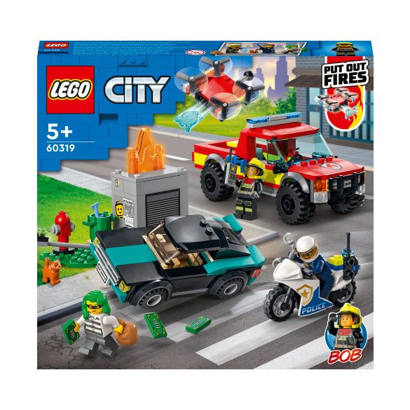 Lego City - Tűzoltás és rendőrségi hajsza - 60319