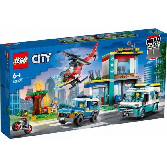 LEGO City - Mentő járművek központja - 60371