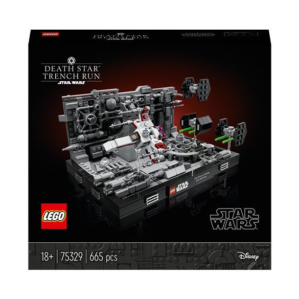 Lego Star Wars - Halálcsillag árokfutam dioráma - 75329