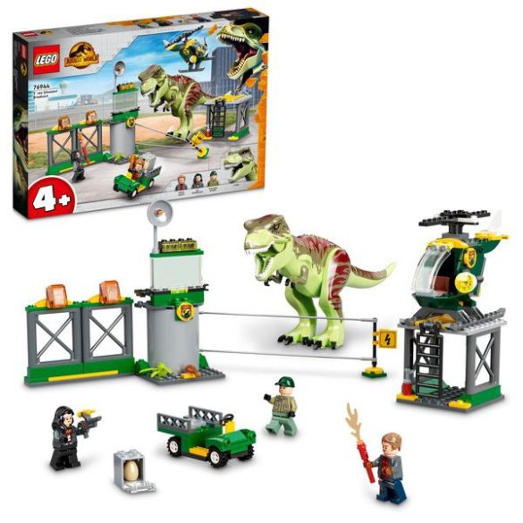 Lego Jurassic World - T-Rex dinoszaurusz szökés - 76944