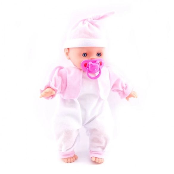 Csecsemőbaba cumival - többféle ruhában